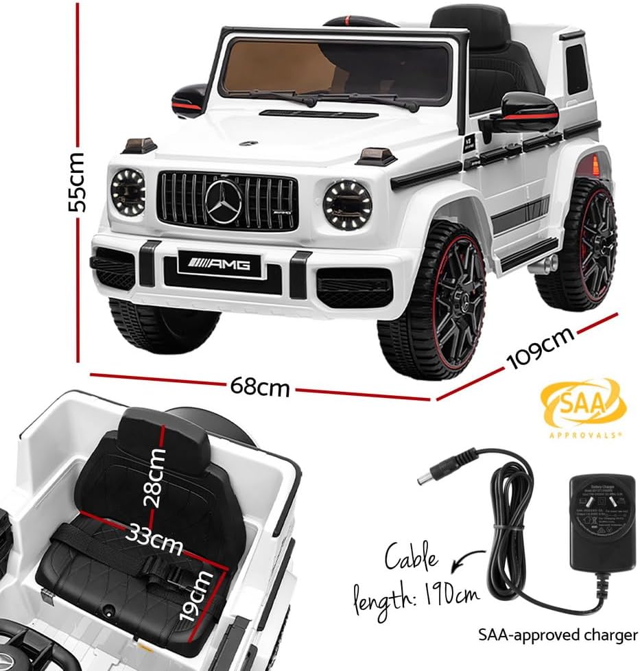 Mercedes-Benz Kids Ride on Car SUV, AMG G63 Licensed Remote Control