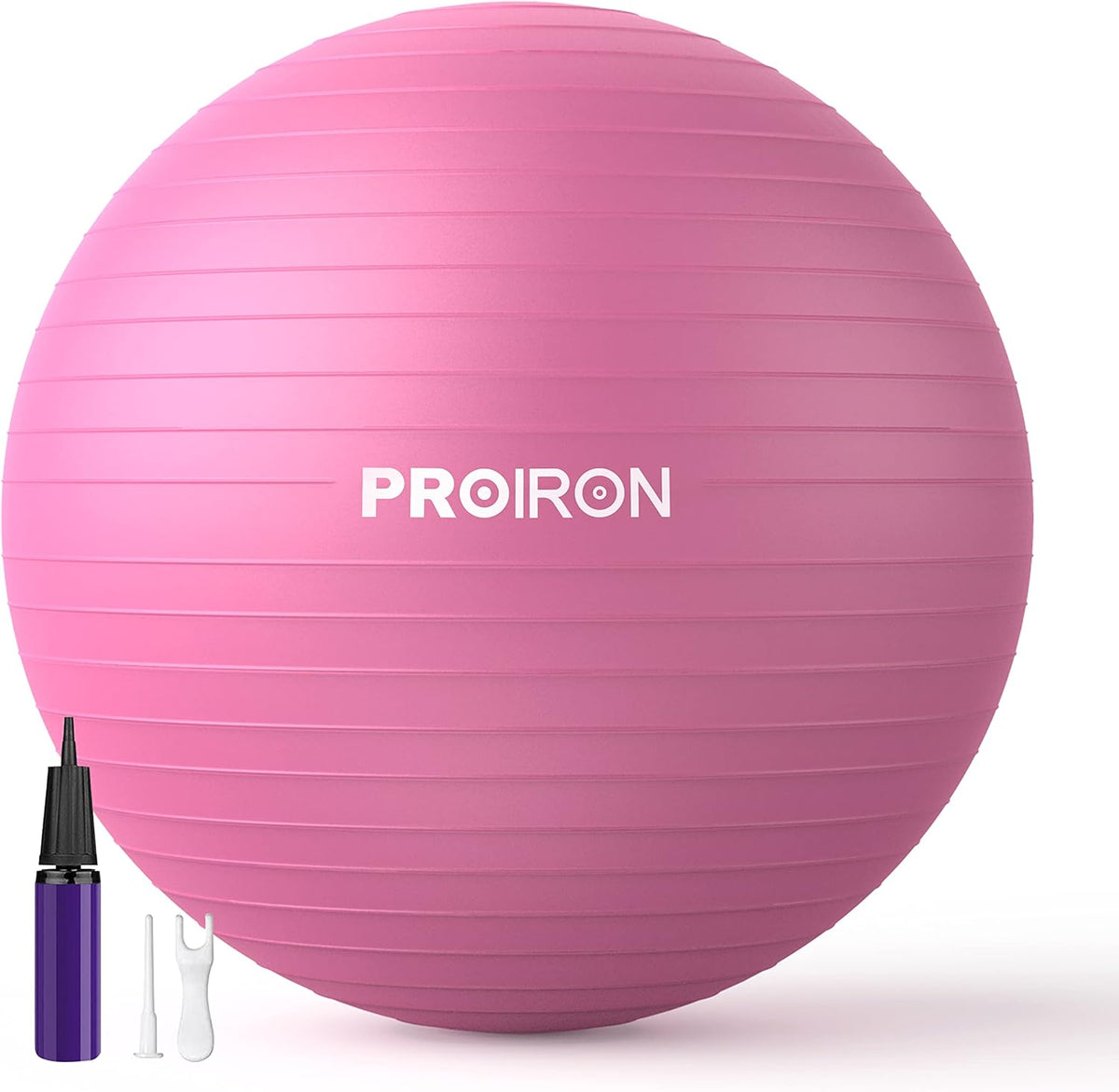 PROIRON Anti-Burst Exercise Ball with Quick Pump – Slip Resistant Gym Ball for Yoga, Pilates & Therapy