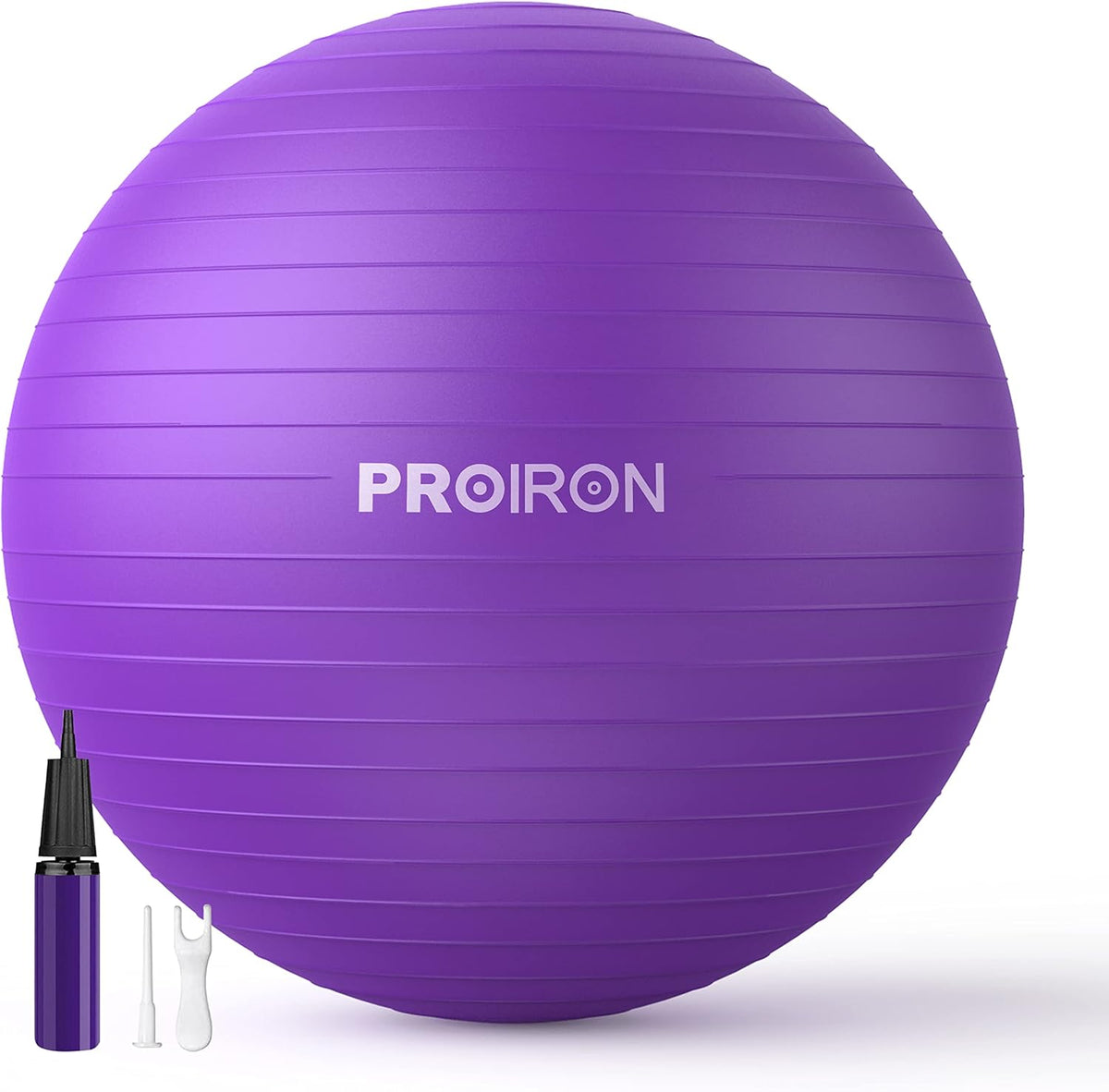 PROIRON Anti-Burst Exercise Ball with Quick Pump – Slip Resistant Gym Ball for Yoga, Pilates & Therapy