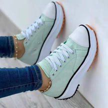 Customizable High-Top Platform Sneakers – Trendy & Comfortable