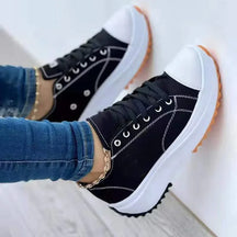 Customizable High-Top Platform Sneakers – Trendy & Comfortable