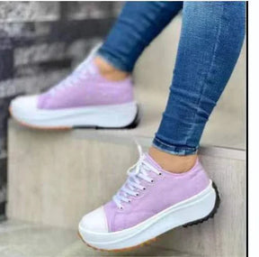 Customizable High-Top Platform Sneakers – Trendy & Comfortable