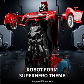 RoboTransform™ 1:18 Scale Remote Control Car