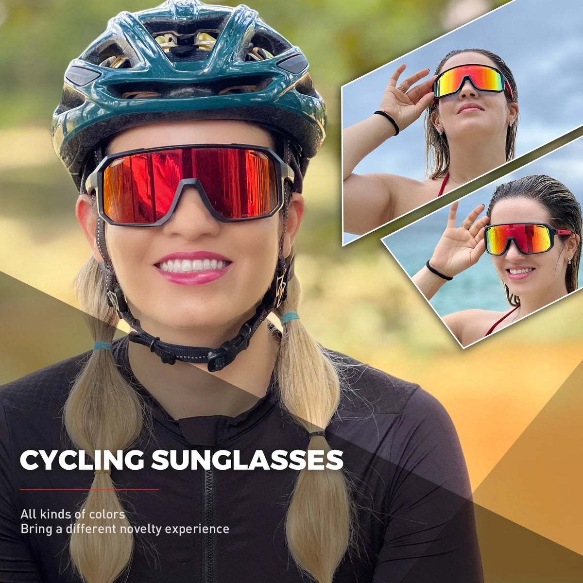 SCVCN HOT MTB Cycling Glasses – UV400 Protection Sports Sunglasses