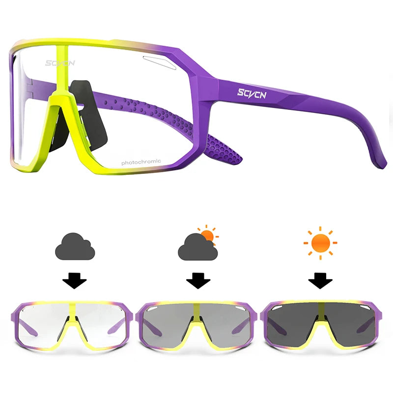 SCVCN HOT MTB Cycling Glasses – UV400 Protection Sports Sunglasses